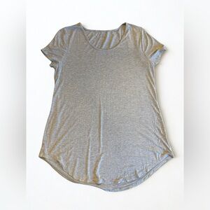 Daily Ritual Tunic Length T-Shirt Grey Women’s XL